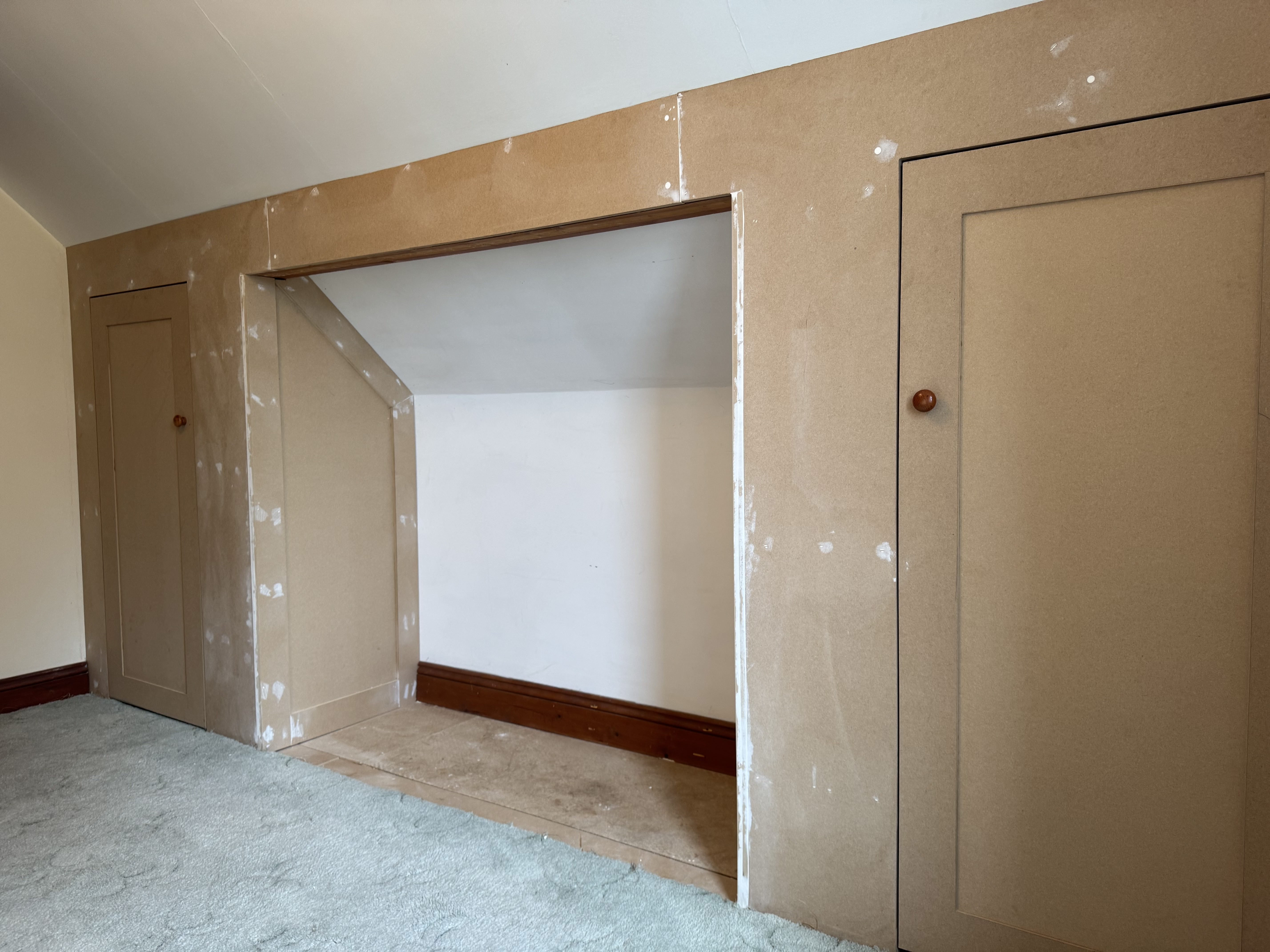 Wardrobes inside view Castle Cary